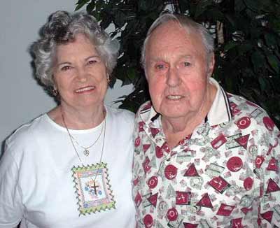 Helen and Ed Mugridge on their 65th anniversary