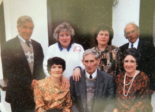 Mary McCann with family