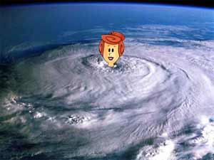 Hurricane Wilma Flinstone