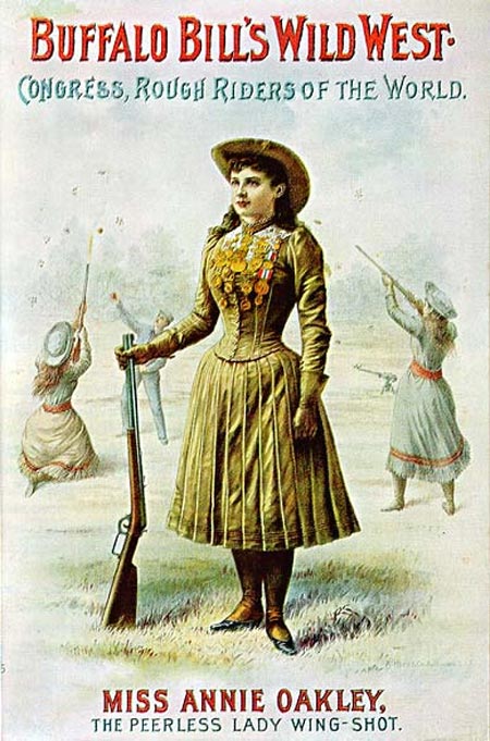 Annie Oakley Wild West show poster