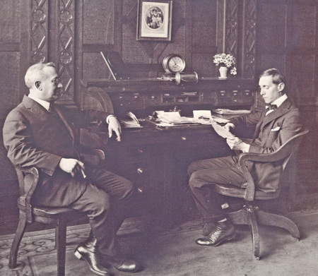 Salmon and Samuel Halle in 1916