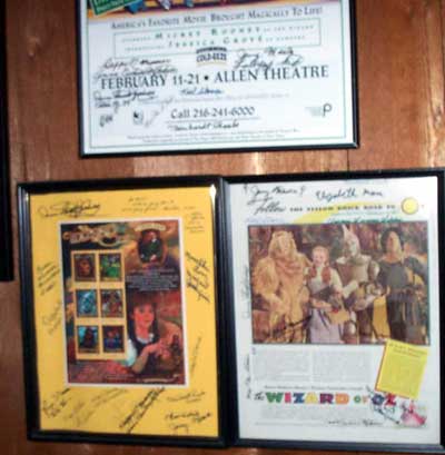 Wizard of Oz memorabilia