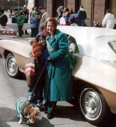 Judge Bridget McCafferty with niece at the parade