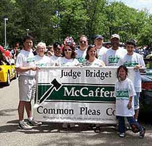 Judge Bridget McCafferty at the St Patricks Day Parade