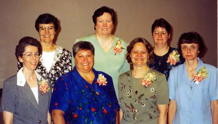 Sister Maureen Burke and fellow sisters
