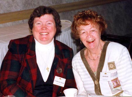 Sister Maureen Burke with mother Julia