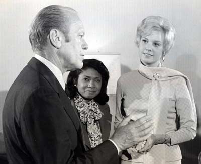 President Gerald Ford with Jenny Crimm