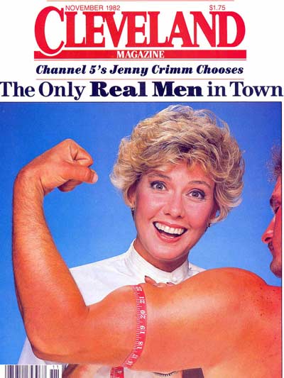 Jenny Crimm on the cover of Cleveland Magazine 