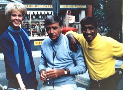 Jenny Crimm with Sammy Davis Jr and Peter Lawford