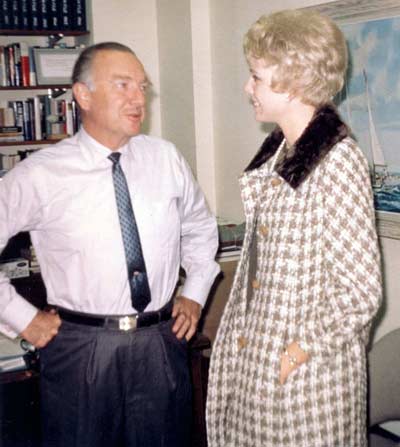 Walter Cronkite with Jenny Crimm