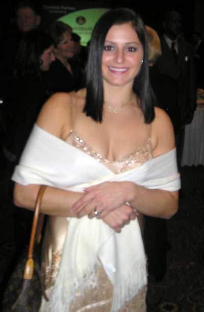 Dominique Moceanu at Sports Banquet in January 2007