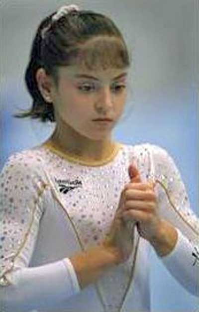 Young Gymnast Dominique Moceanu