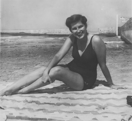 Doris O'Donnell in Rocky River in 1942 
