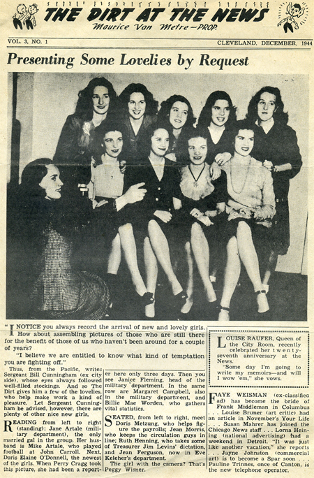 Women reporters were big news in 1944
