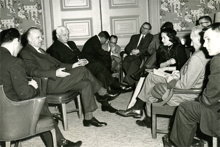 Doris O'Donnell in the Union Club in 1958