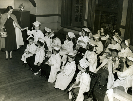 Doris O'Donnell at Alta House Nursery School graduation