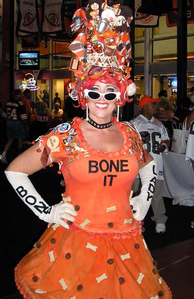 The Bonelady - Cleveland Browns ultimate fan
