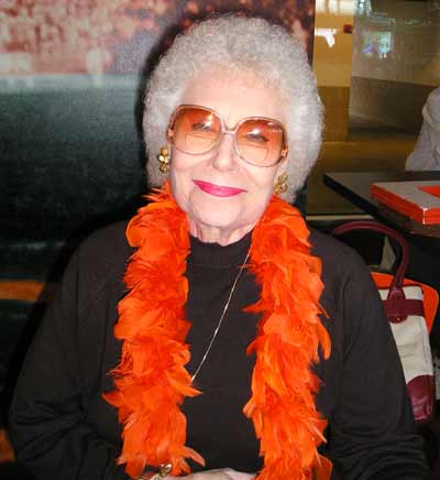 Kitty Gain, wife of Browns legend Bob Gain