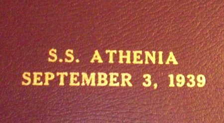 SS Athenia September 3, 1939