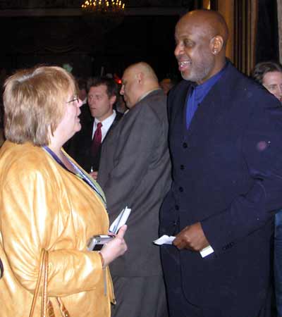 Debbie Hanson with Campy Russell