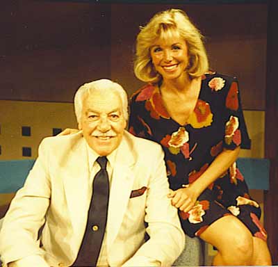 Cesar Romero with Jan Jones in 1991