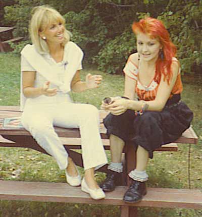 Jan Jones with Cyndi Lauper