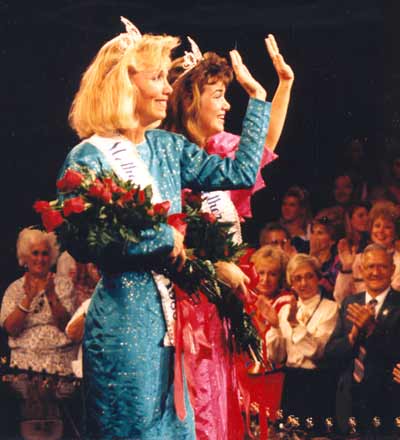 Jan Jones and daughter in National Mother/Daughter Pageant 1988