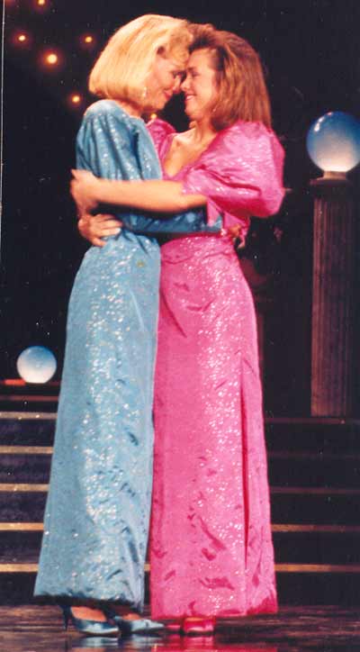 Jan Jones and daughter at Jan Jones and daughter in National Mother/Daughter Pageant 1988