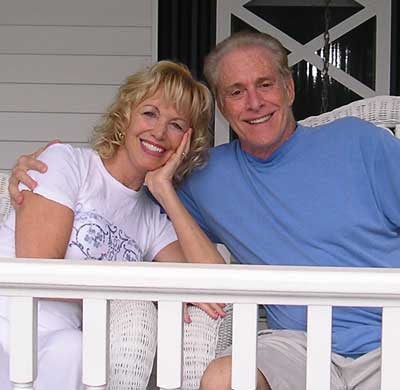 Jan Jones and husband Dr Sheldon Artz at home in 2007