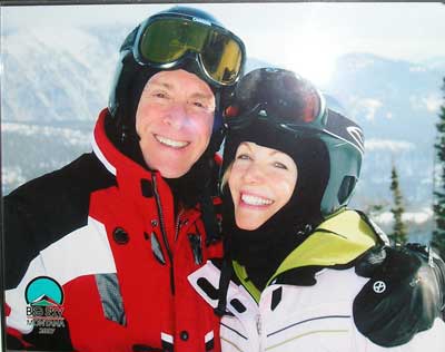 Sheldon Artz and Jan Jones on ski trip