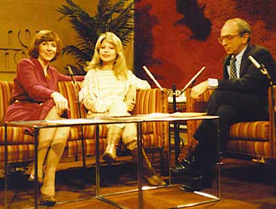 Jan Jones,Pia Zadora and Joel Rose in 1980