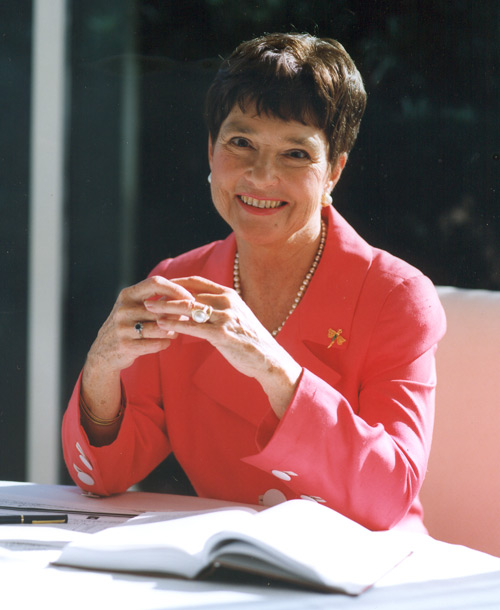 Jeanette Grasselli Brown at Ohio University in 1995