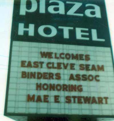 Mae Stewart and SEAM Award at Plaza Hotel
