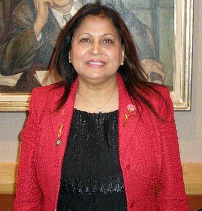 Rita Singh at the City Club in 2008