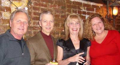 Tim Taylor, Carl and Sandy Monday and Sandy Lesko at a Channel 8 reunion