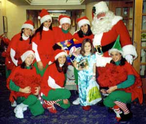 Santa Claus with Elves