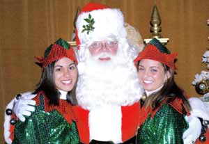 Santa Claus and elves