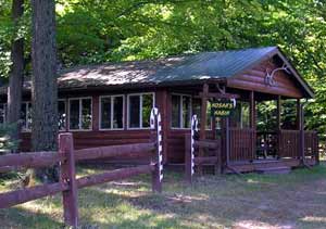 Bernie Kosar building at Santas Hideaway Hollow