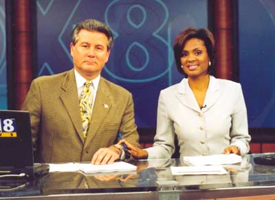 Fox 8 anchors Bill Martin and Stacey Bell