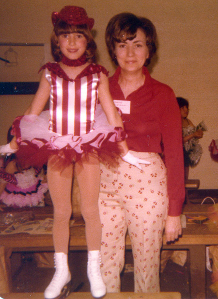 Tonia Kwiatkowski with her Mom in 1978