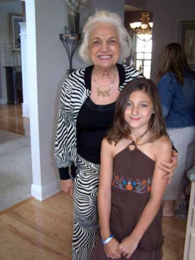 Virginia Marti with granddaughter Alexandra