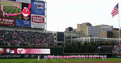 Race for the Cure Day at Jacob's Field