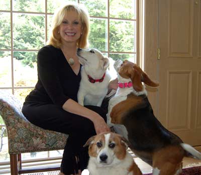 Wilma Smith and her dogs