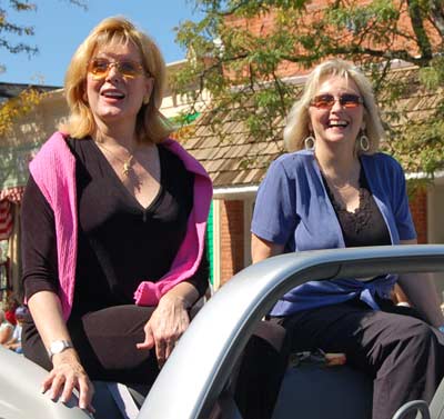 Wilma Smith and friend in the 2007 Woolybear Parade