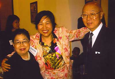 Margaret Wong with David and Frances Namkoong